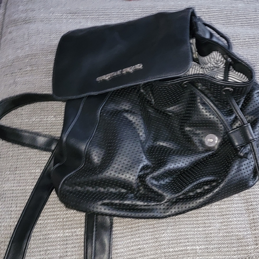 Black Christan Siriano backpack